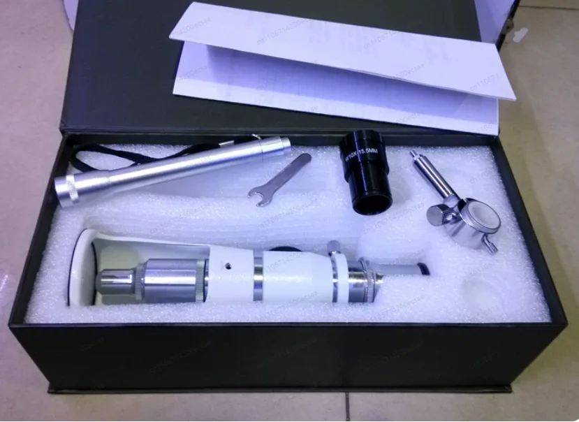 Upgrade Magnifying Glass With Scale Hundredfold Mirror With Ruler Microscope With Lamp Tall Mirror To Measure 100x Mirror