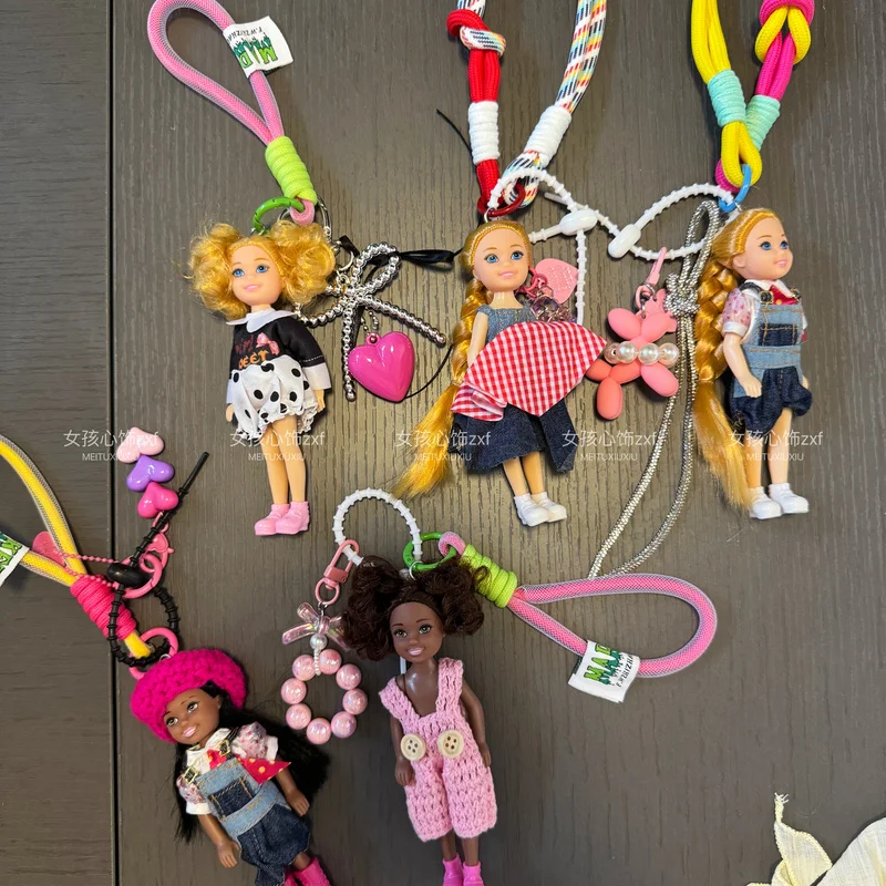 

Модный кукольный брелок для телефона, сумка, подвеска, украшение, аксессуары «сделай сам», сменные прически, кукла в подарок