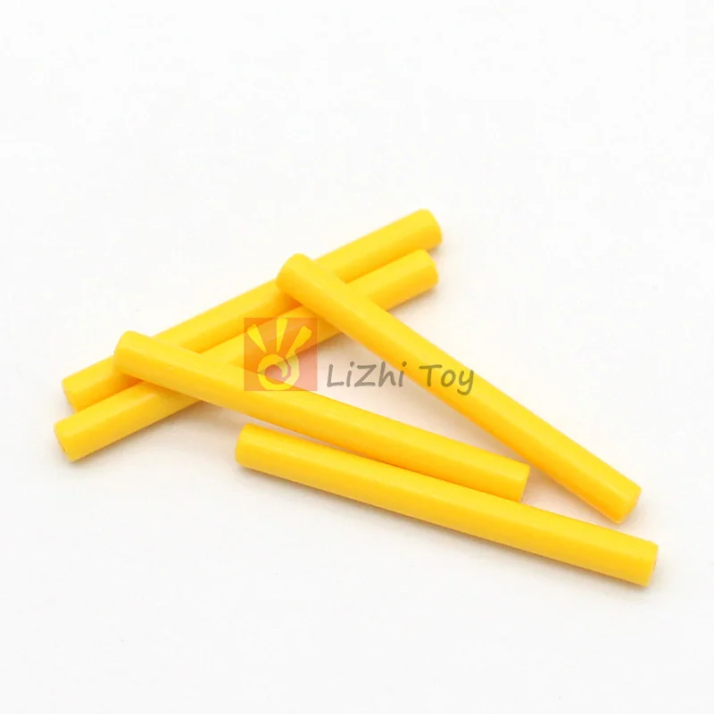 50 stücke MOC Baustein 30374 Bar 4L Lichtschwert Klinge Zauberstab DIY Klassische Ziegel Zubehör Partikel Spielzeug Kompatibel mit 64567