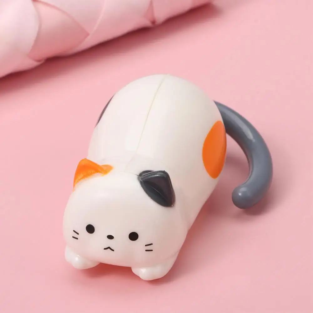 새로운 귀여운 롤링 고양이 장난감 스트레스 해소 피젯 와인드업 키튼 스트레스 해소 장난감 플라스틱 시계태엽 키튼 움직이는 장난감 홈