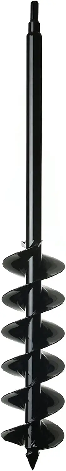 

Large Bulb Auger Drill Bit 4"x28" for Planting, Digging Holes, Mixing Paint/Fertilizer - Fits 1/2" Hex Drive