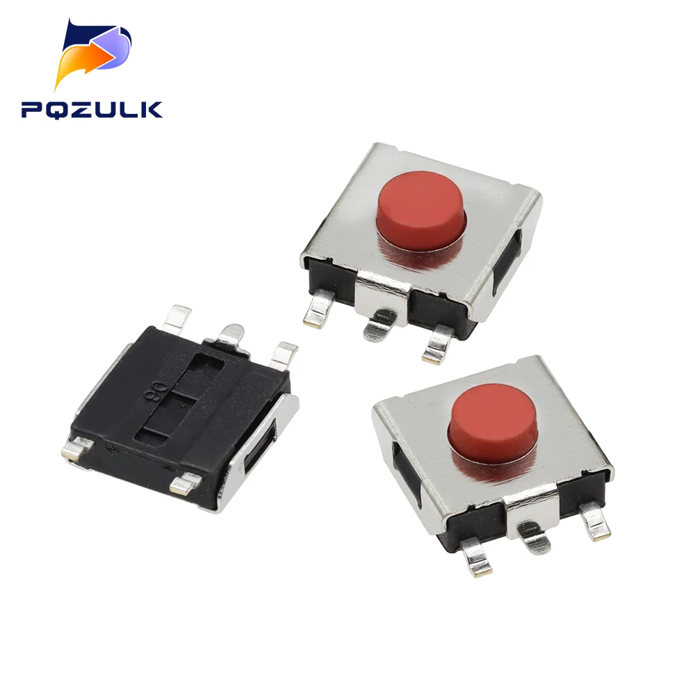 100PCS 6*6*3.1 SMD The micro Switch Touch The Button 5Pins 6x6x3.1 Micro Switch SMT Light Touch Switch