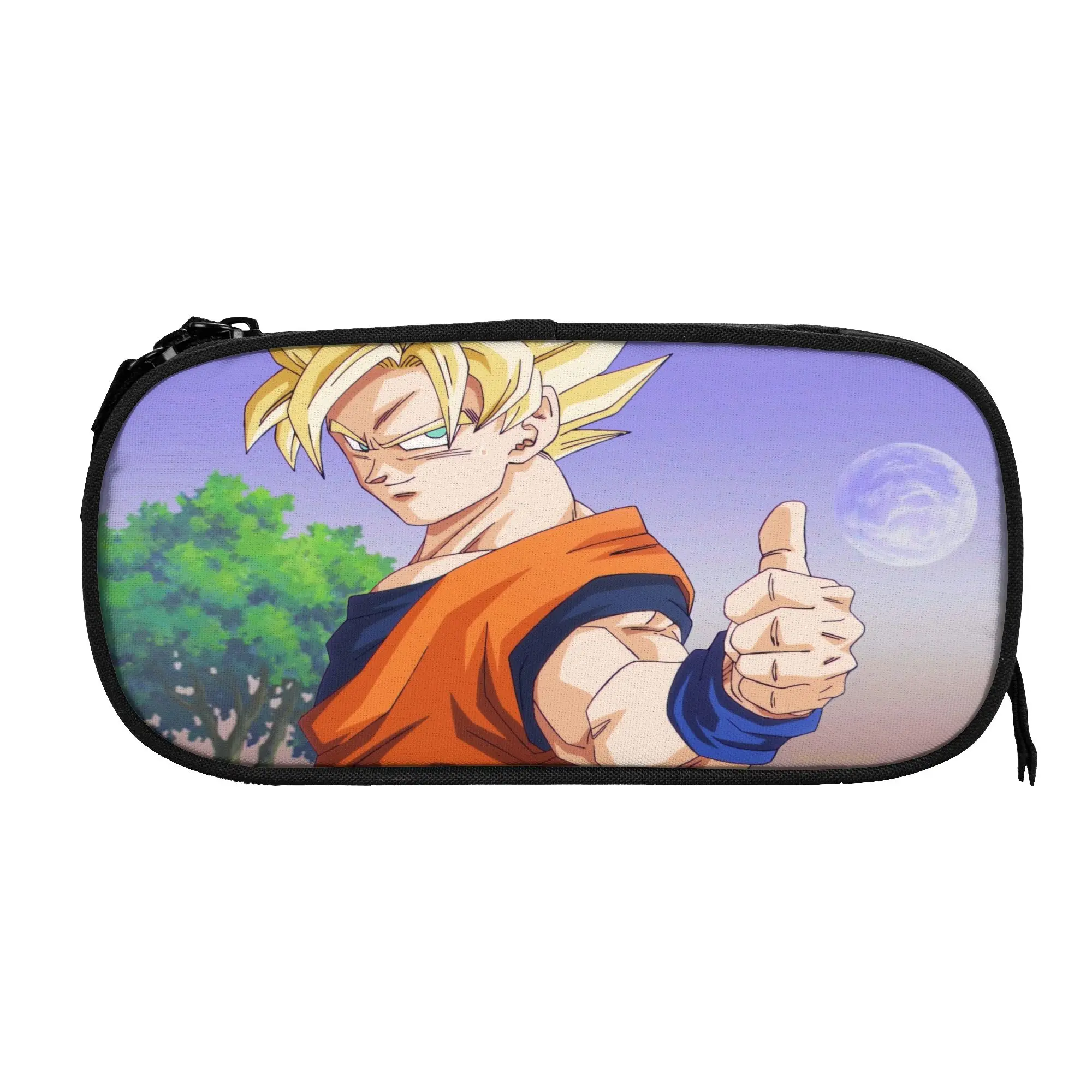 

Large Capacity Pen Box DBZ dragonballz d-dragon-ball-l Office Accessories Double Layer Pencil Case Stationery Women