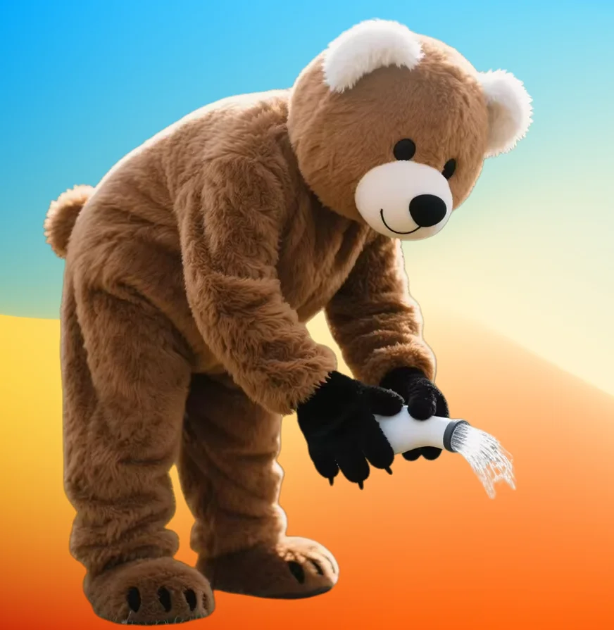 

Плюшевый коричневый плюшевый мишка костюм талисмана персонажи мультфильмов реклама необычные вечерние костюмы Хэллоуин Рождественские наряды для взрослых