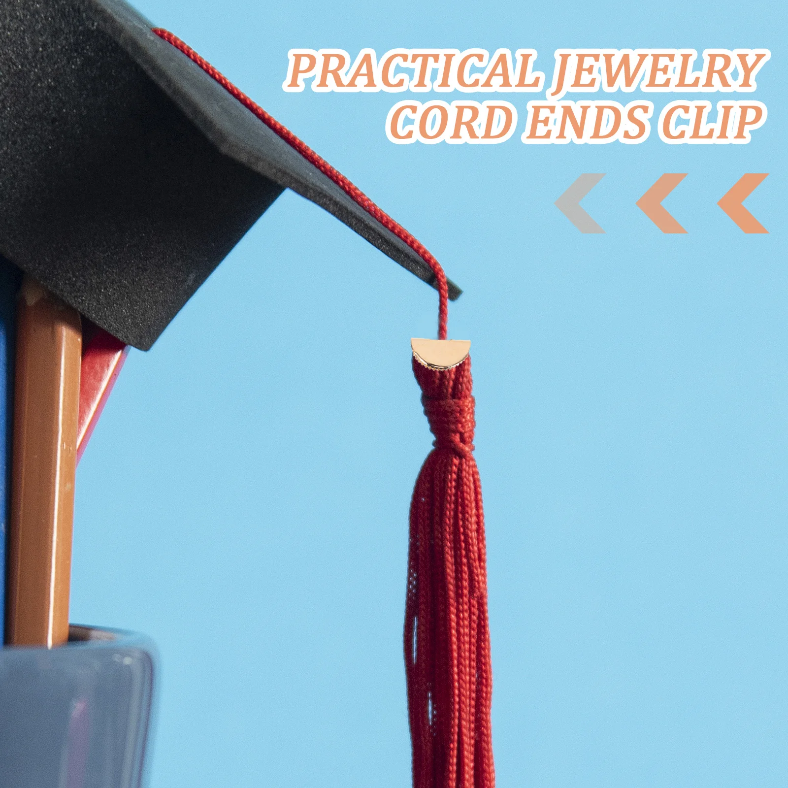 1000Pcs Buckle Tassel Clip Metal Ribbon End Clamp DIY Jewelry Fasteners Crimp Ends Clip Keychain Zipper Pull Accessory