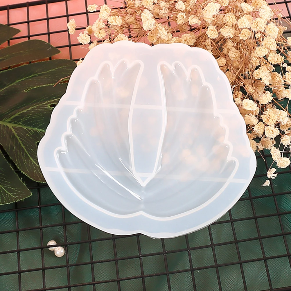 

Wings Silicone Mold for DIY Ornaments Handmade Crafts High Transparency Flexible Clay Wing Shaped Molds Home Decoration