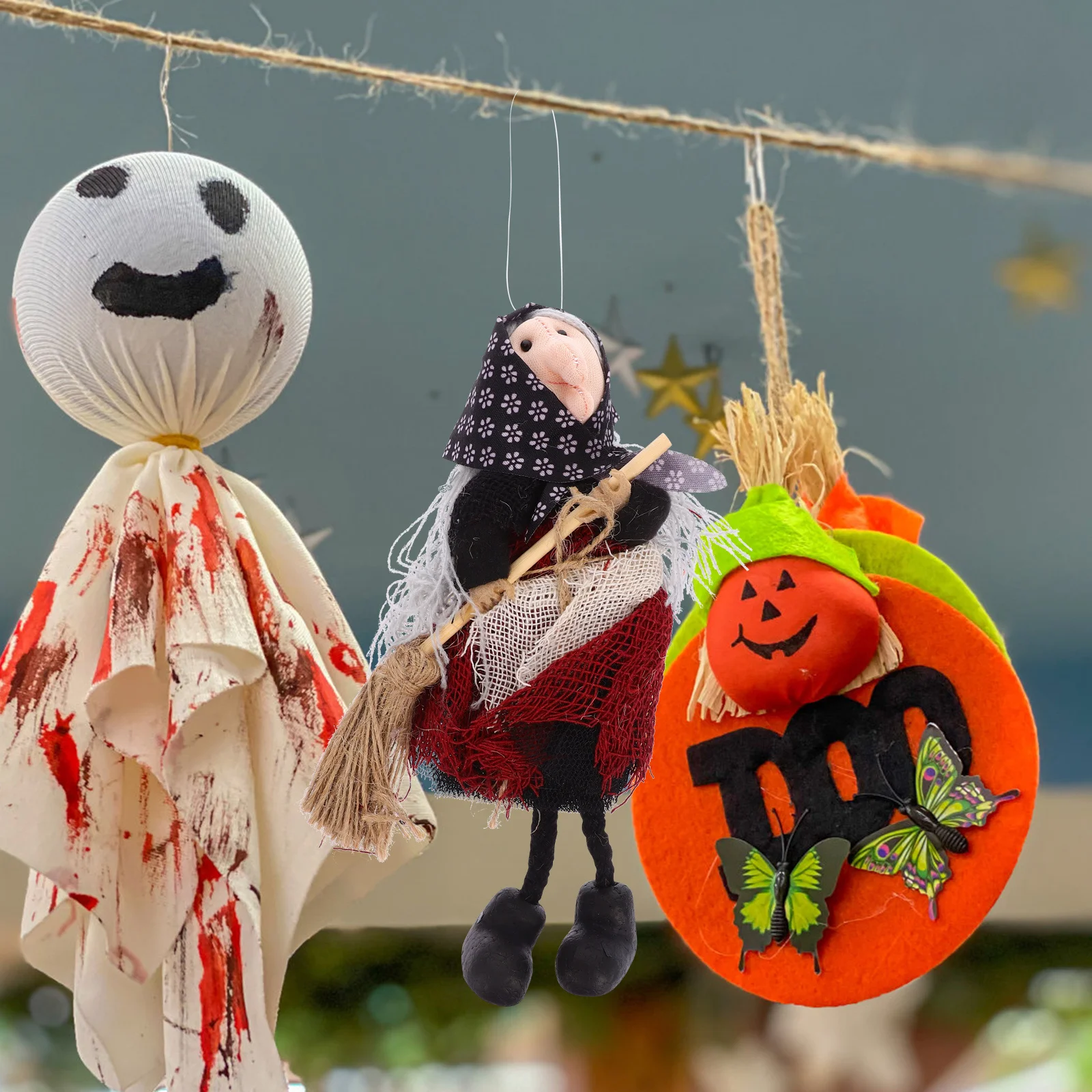 

Hanging , Halloween Decor, Cute Witch For Home Party, Lightweight Festival Accessories, Adorable Witch