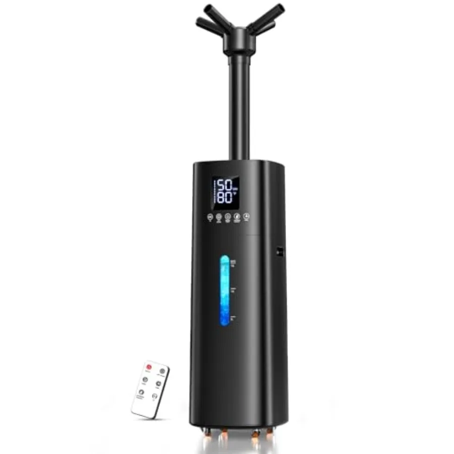 

15L/4Gal Humidifier Large Room, 600mL/h Misting, 1200ft² Coverage, Auto Humidity Control, 72H Runtime, Top Fill, Aroma Diffuser