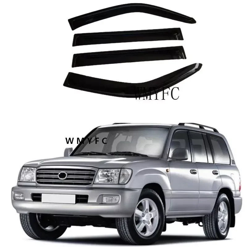 

Car Side Window Visor Weathershileds For Toyota Land Cruiser 100 LC100 FJ100 1998 -2007 Window Visor Guards Accessories