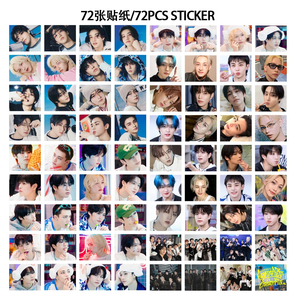 Hot 127pcs/set Idol Kpop World Tour dominATE:celebrATE Photocards Stickers Merch Lomo Cards Photo Card for Fans Collection