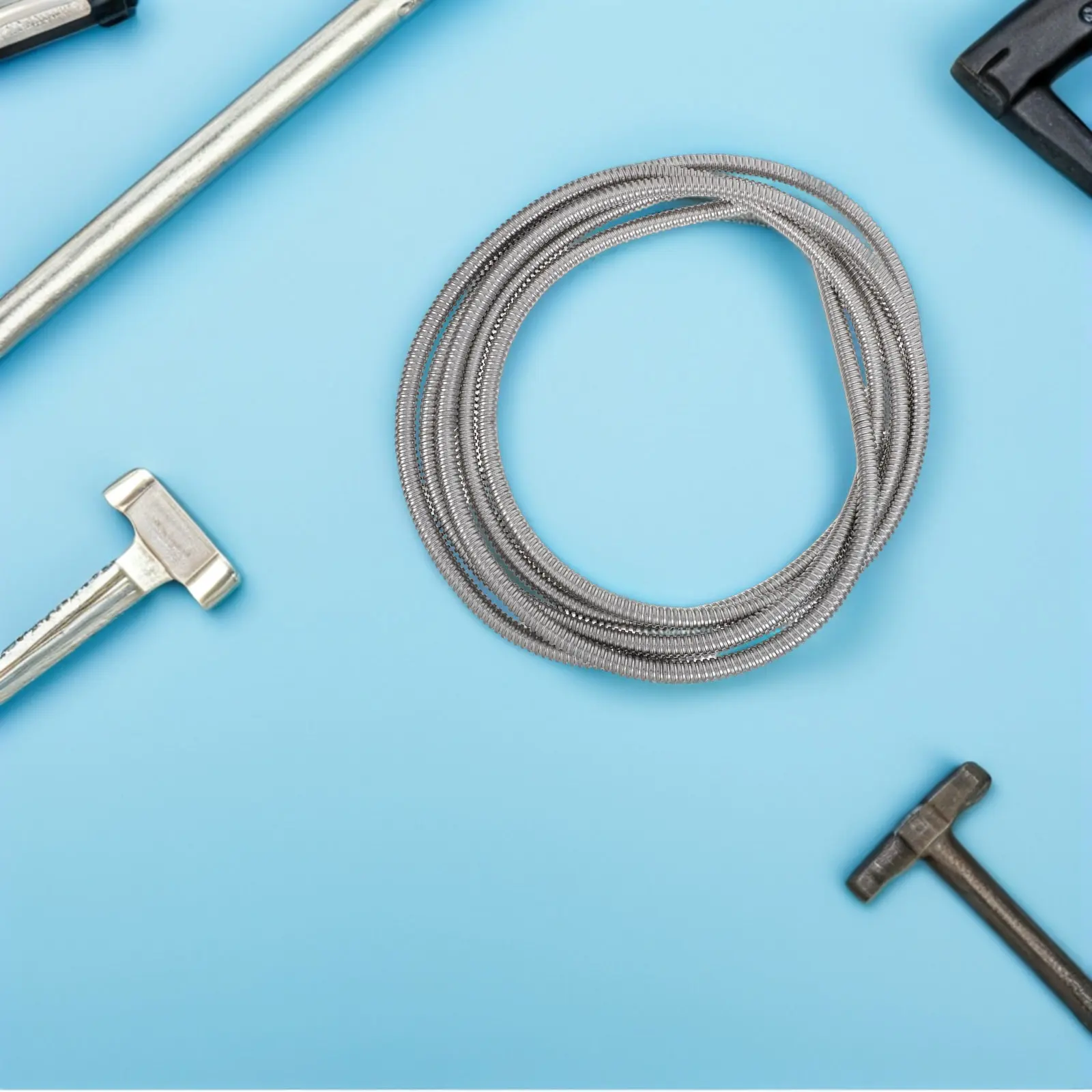 Tube flexible en acier inoxydable de 7 mm, gaine de protection de câble pour câblage électrique domestique, gaine de gestion de câbles industrielle