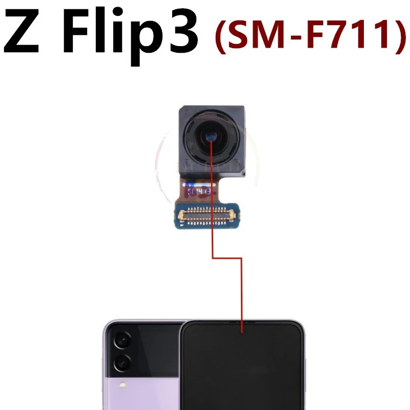 Rear Front Camera For Samsung Galaxy Z Flip 3 4 Flip3 Flip4 5G F707 F711 F721 Back Selfie Small Frontal Camera Module