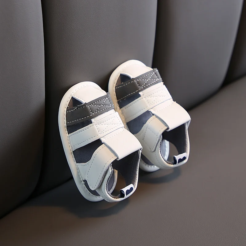 VALEN SINA 2024 New Newborn girl Baby Boy Summer Casual Sandals Pu Cool Soft Baby Shoes 0-12 Mouths