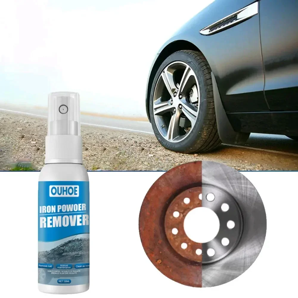 Spray antirouille multi-usages, nettoyeur de surface métallique, peinture chromée, entretien de voiture, livres en poudre de fer, super antirouille,