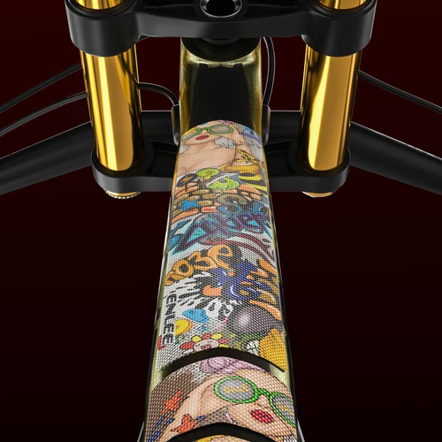 Imagen 2 del producto ENLEE-Película de protección para bicicleta de montaña, pegatinas 3M, marco, pegatinas que cambian de Color, película completa de PVC engrosada para coche