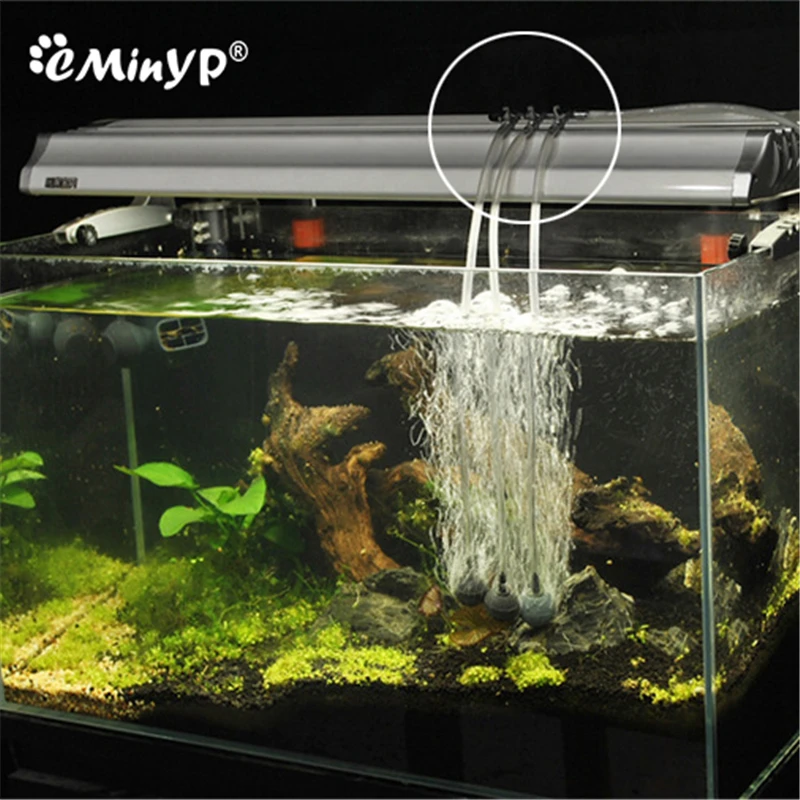 Aquarium Air Flow Control Lever Valve Distributor Splitter Oxygen Pump Accessories Fish Tank Stainless Steel Air Valve 1To5 Way