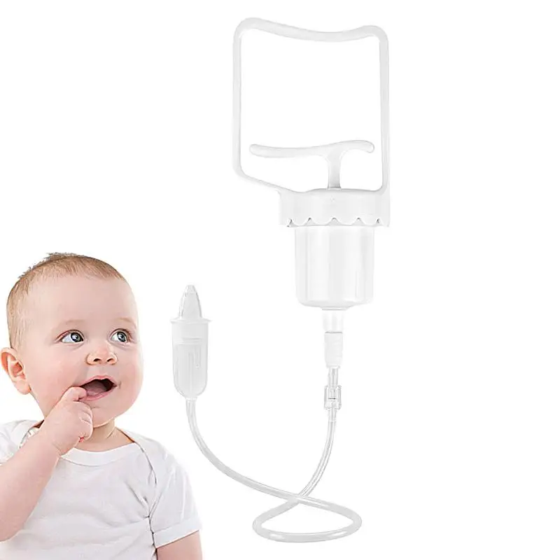 Baby Nose Sucker Powerful Hand Pump Baby Nose Sucker Soft Silicone Nose Cleaner For Fast And Effective Relief Of Nasal