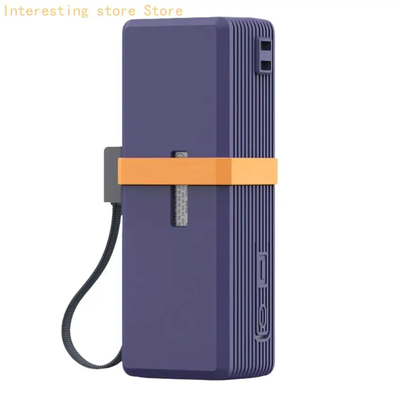 Weiche Silikonhülle für 20000 mAh 165 W PB2165 tragbare PowerBank-Hülle, stoßfestes Design und rutschfeste Griffschale 55KC – Detail 3