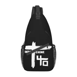 Indochine Band Crossbody Sling Bag Small Chest Bag Genres Rock Shoulder Backpack Daypack for Hiking Travel Travel Bag