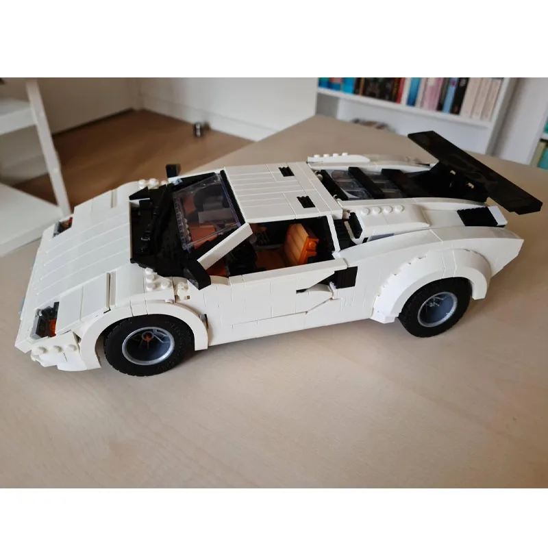 

MOC-82416Белый Классический Новый Суперкар Гоночный Строительный Блок Модель1251Детали MOC Творческий Мальчик Дети День Рождения Строительные Блоки Игрушка Подарок