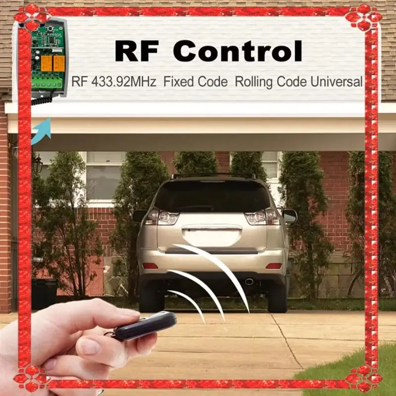 

24-Hour Delivery Tuya WIFI Smart Receiver 2CH 7-32V Garage Door Openers Remote Control Opener Controller Rolling Code 433Mhz Tra