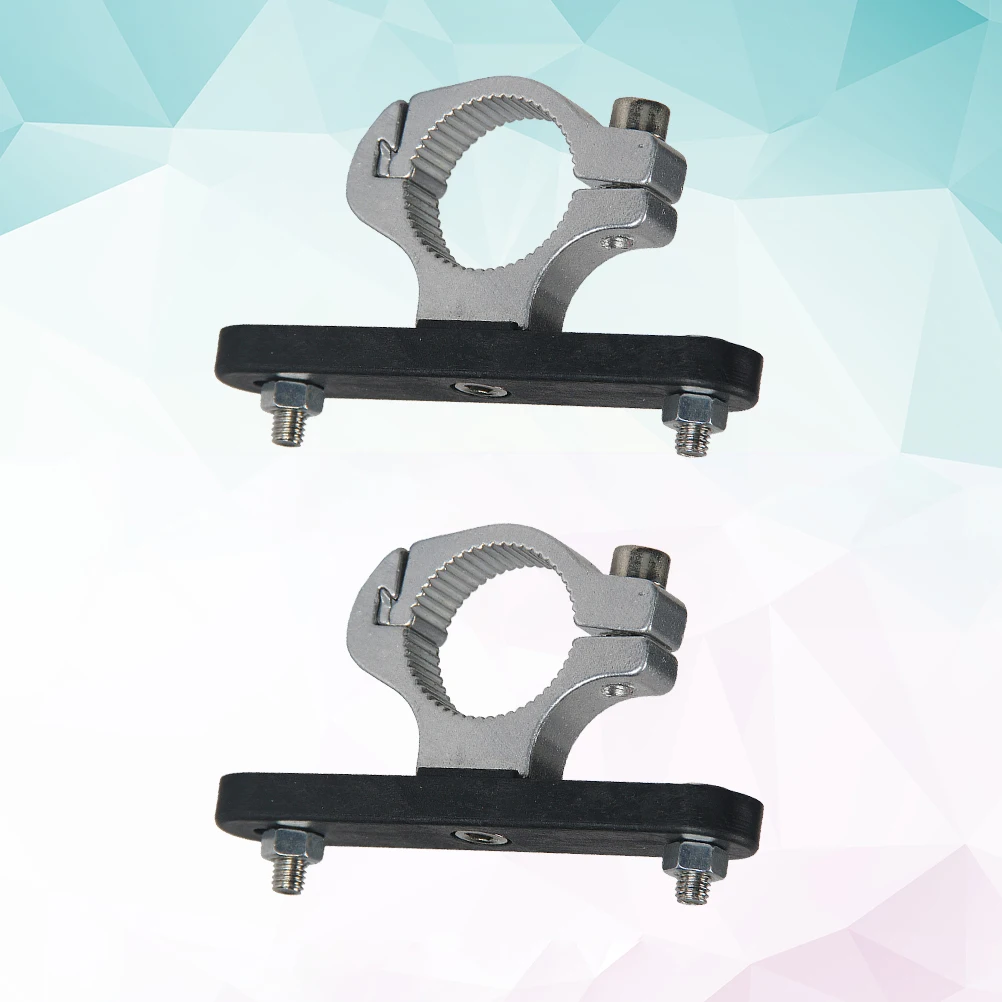 

2pcs Water Bottle Cage Base Durable Metal Plastic 360 Degree Rotating H Seatpost Mount Fits Road Mountain Bikes