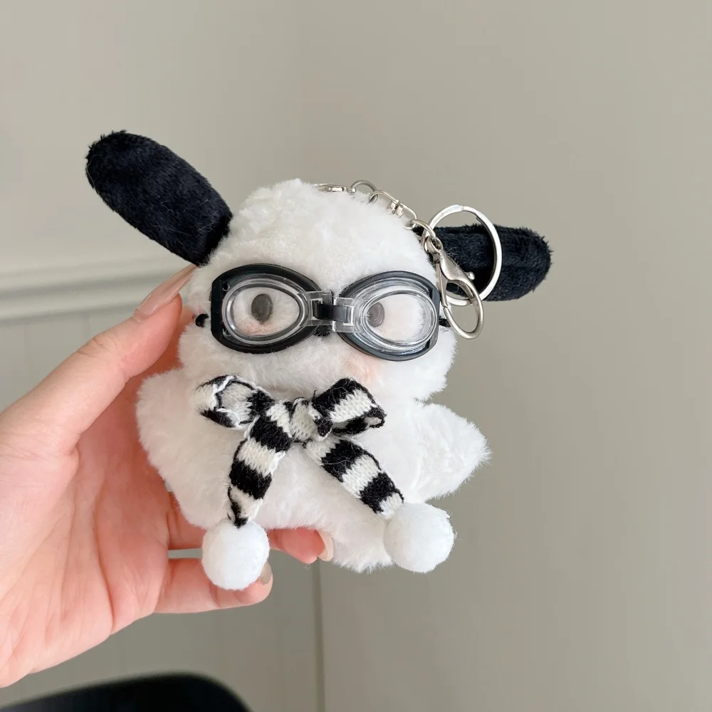 Cute Plush Sanrio Scarf Pochacco Earphone Cover For Apple Airpods 1 2 3 4 Pro 2 Pro 3 Fluffy Bluetooth Headset Protective Cover view 5
