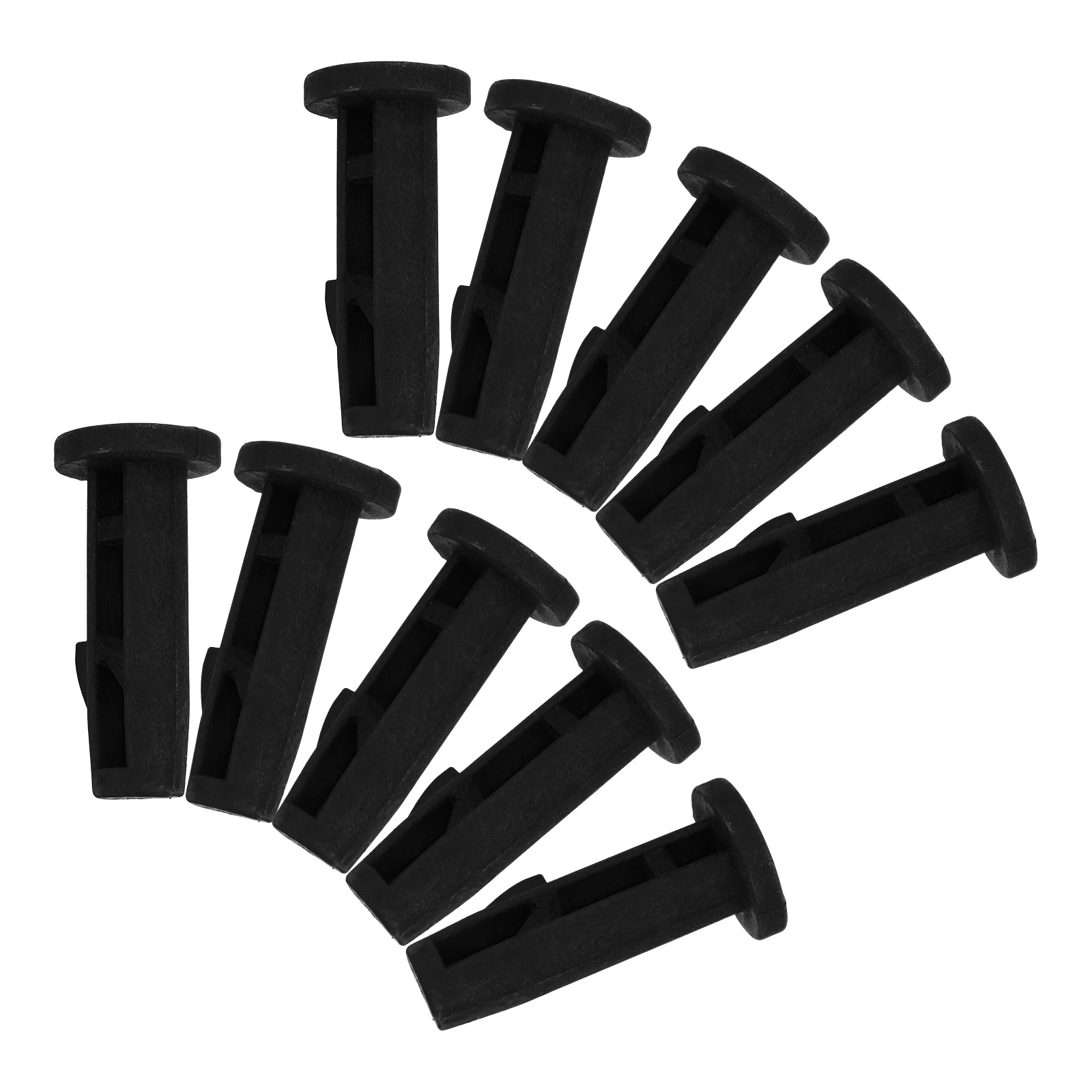 

10pcs Trash Can Lid Hinge Black Plastic Dust Bin Plug Latch 50 240L Garbage Lock Clip Outdoor Storage Parts Bin Lid Clips