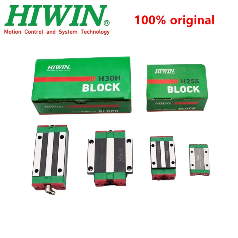 original HIWIN linear block carriage slider HGH HGW EGH 15 20 25 30 35 CA CC MGN 7 9 12 15 C H for linear rail guide CNC