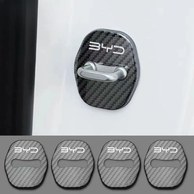 BYD 4 قطعة باب السيارة الغطاء الواقي الفولاذ المقاوم للصدأ ل BYD Atto 3 يوان زائد أغنية زائد ختم دولفين سيليون تانغ تشين هان النورس #4