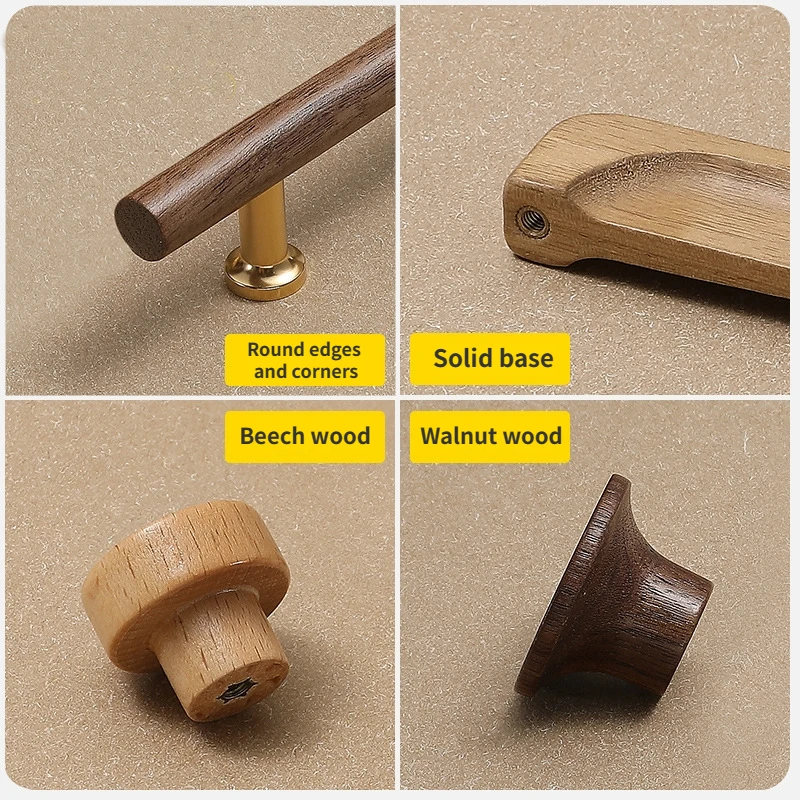 가구 서랍용 나무 캐비닛 손잡이, 시골 주방 찬장 손잡이, 옷장 문 손잡이 및 손잡이, 가구 하드웨어