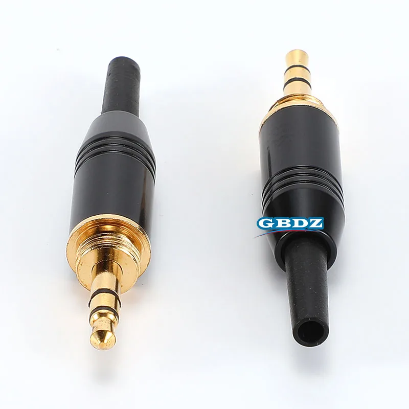 

3.5mm With Lock Plug For Sony Microphone Earphone D16 Stereo Monitor Small Three Core 2/3/4 section Internal And External Thread