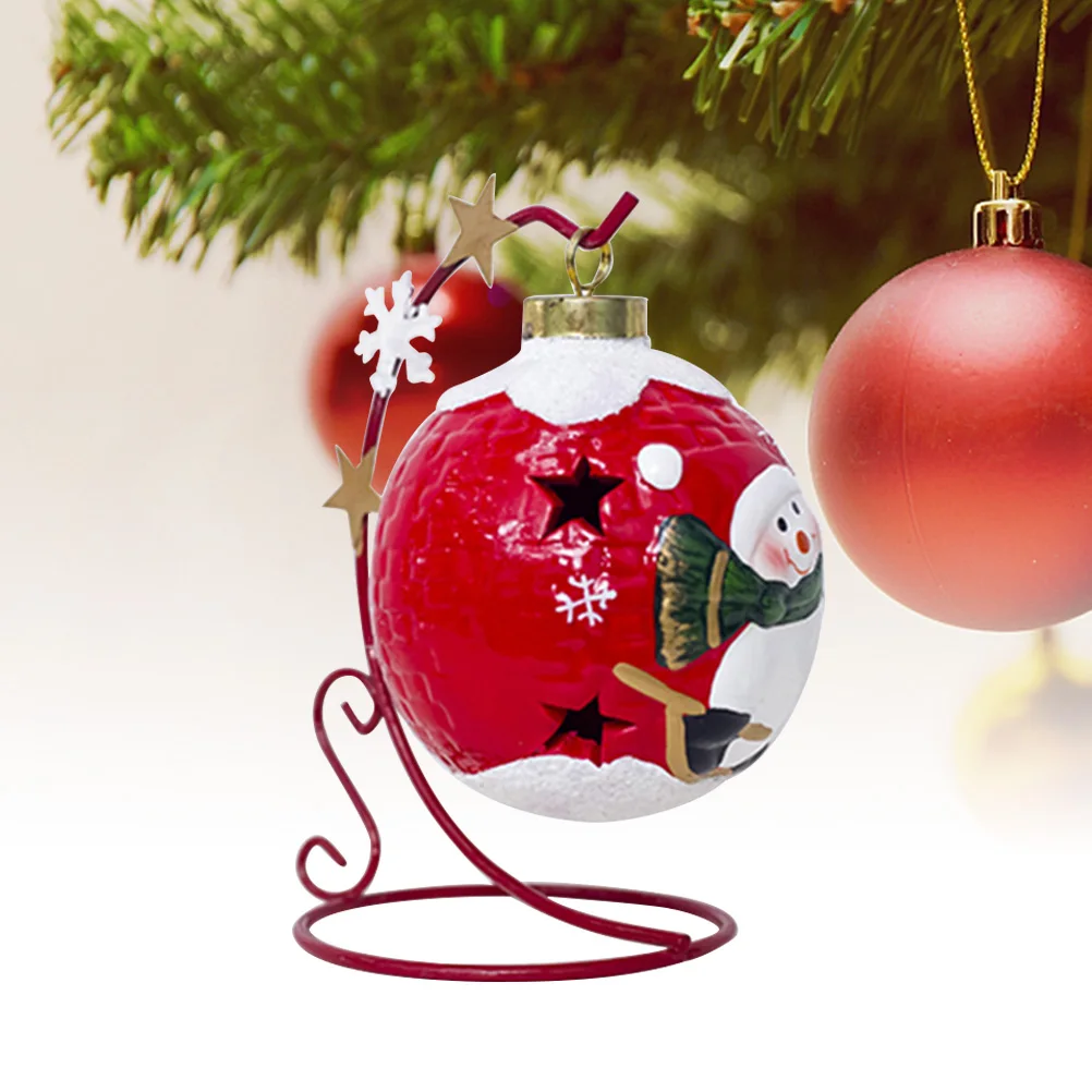 

Glowing Christmas Ball Lights LED Ornament Ceramic Table Decor Night Lamp Festive Home Party Gifts Christmas Theme