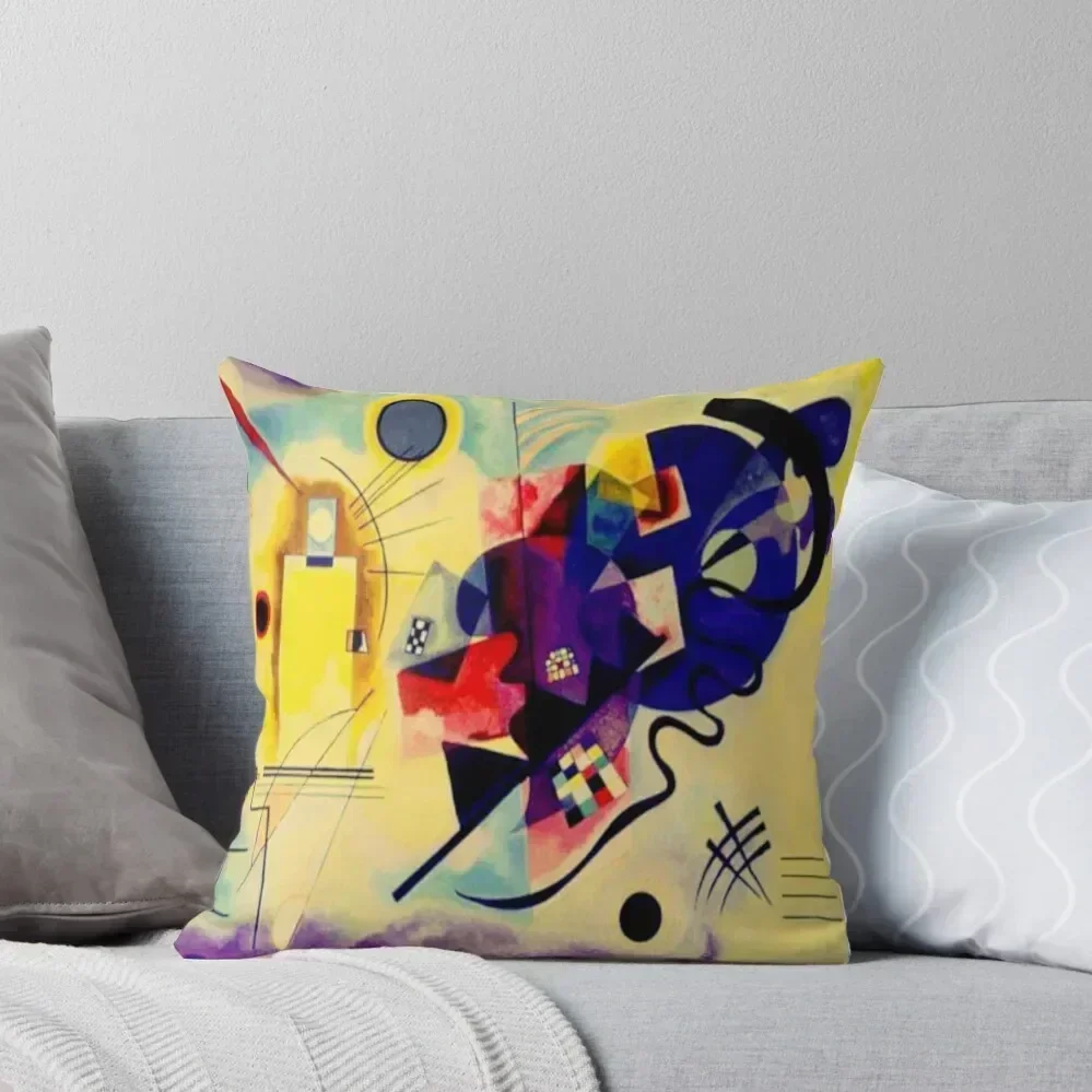 

Wassily Kandinsky Yellow-Red-Blue Kandinsky Abstract Art Throw Pillow Christmas Pillows Decorative Cushion pillow