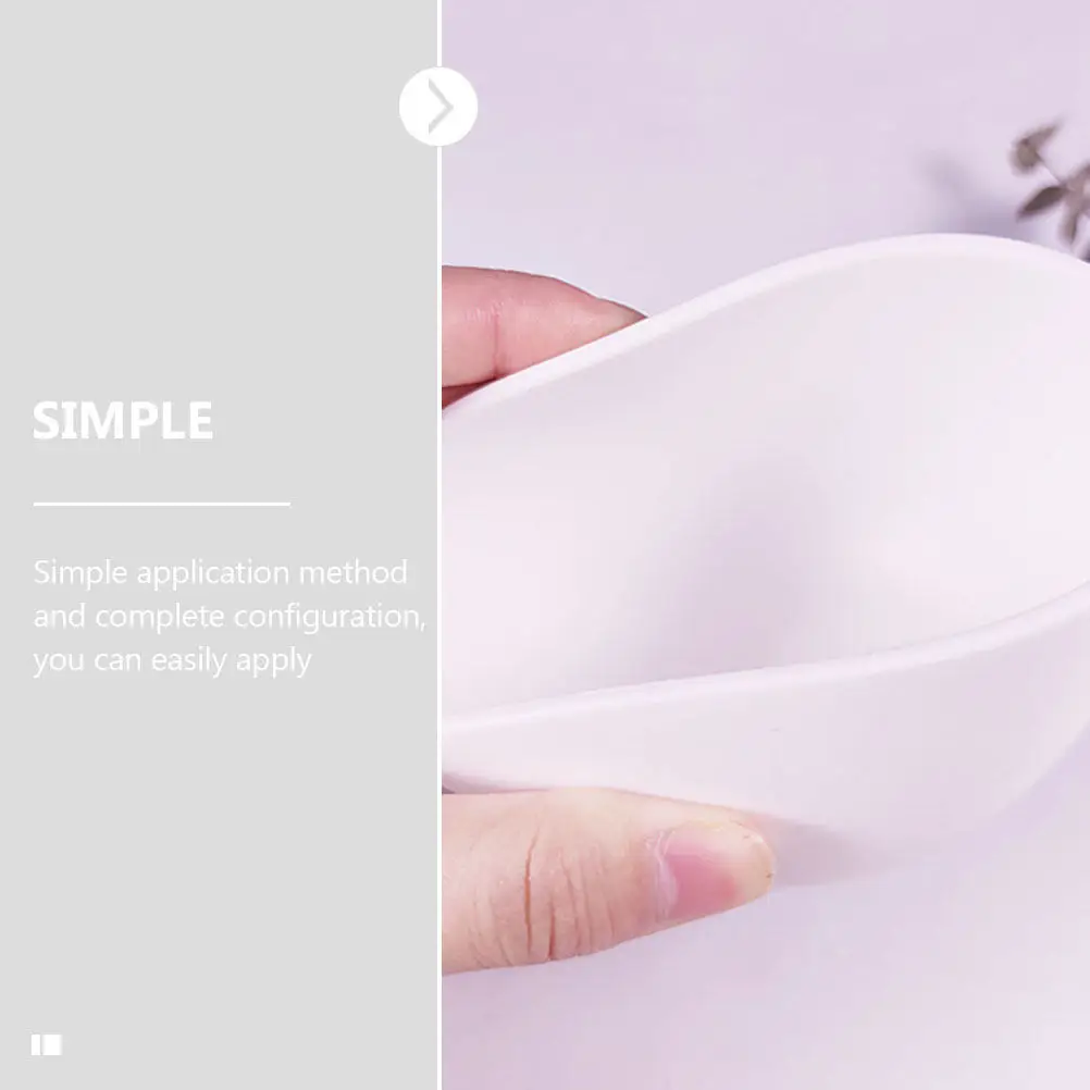 1Set Silicone Mask Mixing Bowl Set DIY Mask Tool Kit Facial Spa Tool for Homemade Masks Hair Oil Mixing Beauty Supply