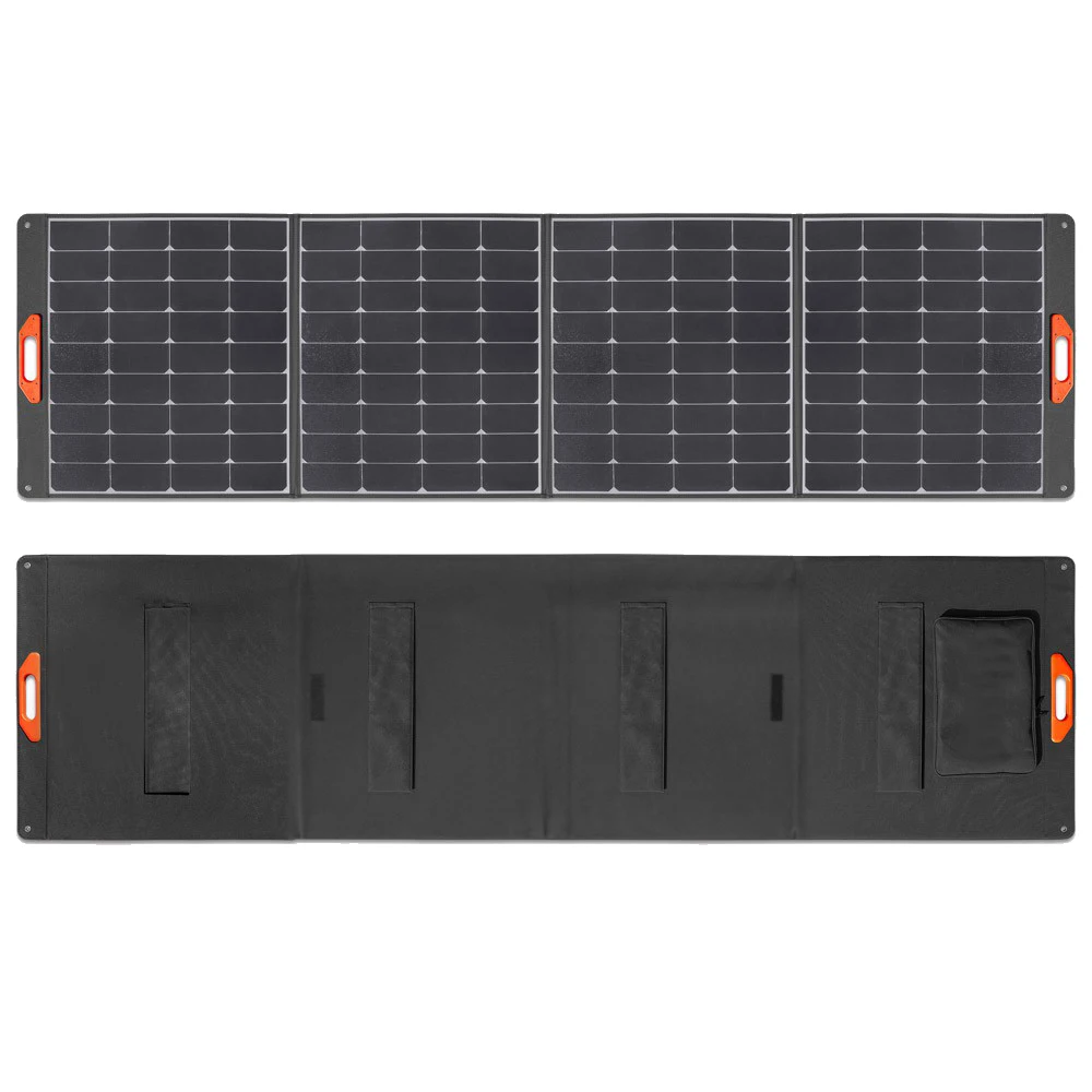 

420W Portable Foldable Solar Panel Charger Mono Solar Blanket Kit with Kickstand for Camping RV Power Station Generator