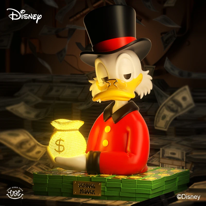 

В наличии Vgt Money Duck Гигантская история богатства High Tide Control Игра Ручная работа Освещение Настольный художественный орнамент Подарок Коллекционные предметы