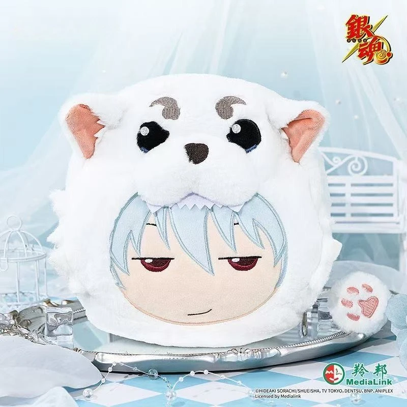 

Gintama Sakata Gintoki, свободные смены наушников, ключ, плюшевая сумка для хранения, рюкзак большой емкости, подвеска, украшение, праздничные подарки