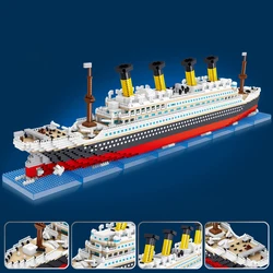 Titanic Micro Mini Brick Building Kit-3D Model Toys Set,Perfect Gift for Friends Who Love Historical Models Unique Home Decor