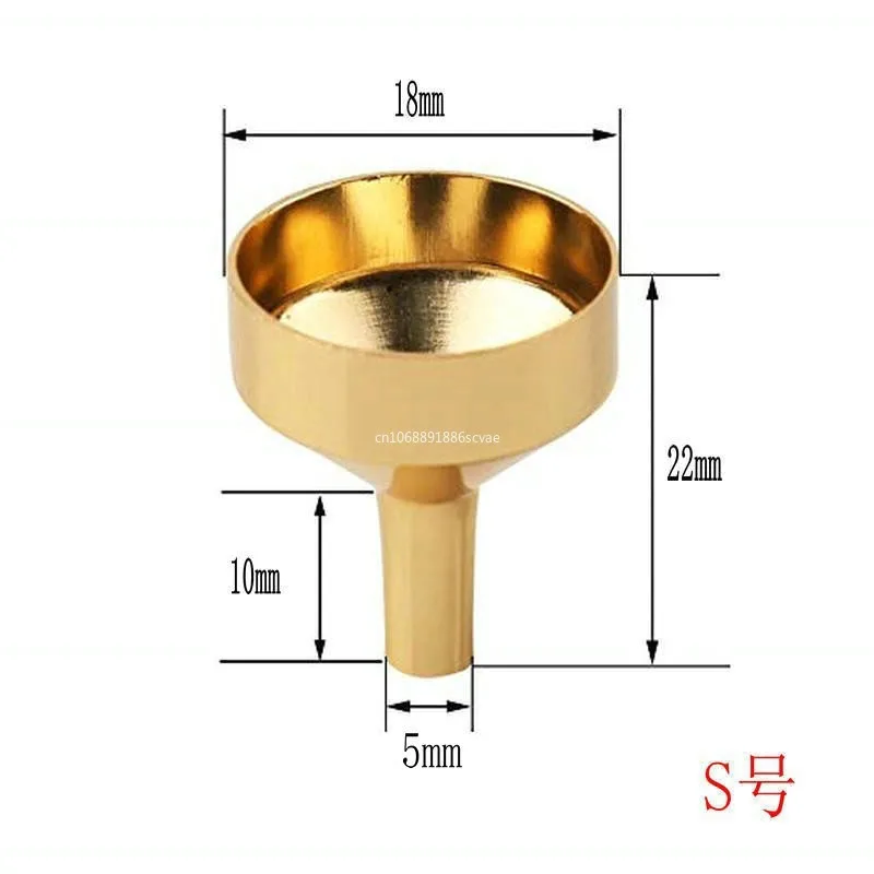 قمع صغير من الفولاذ المقاوم للصدأ ، فم واسع ، عطر ، أدوات تعليب ، إكسسوارات مطبخ