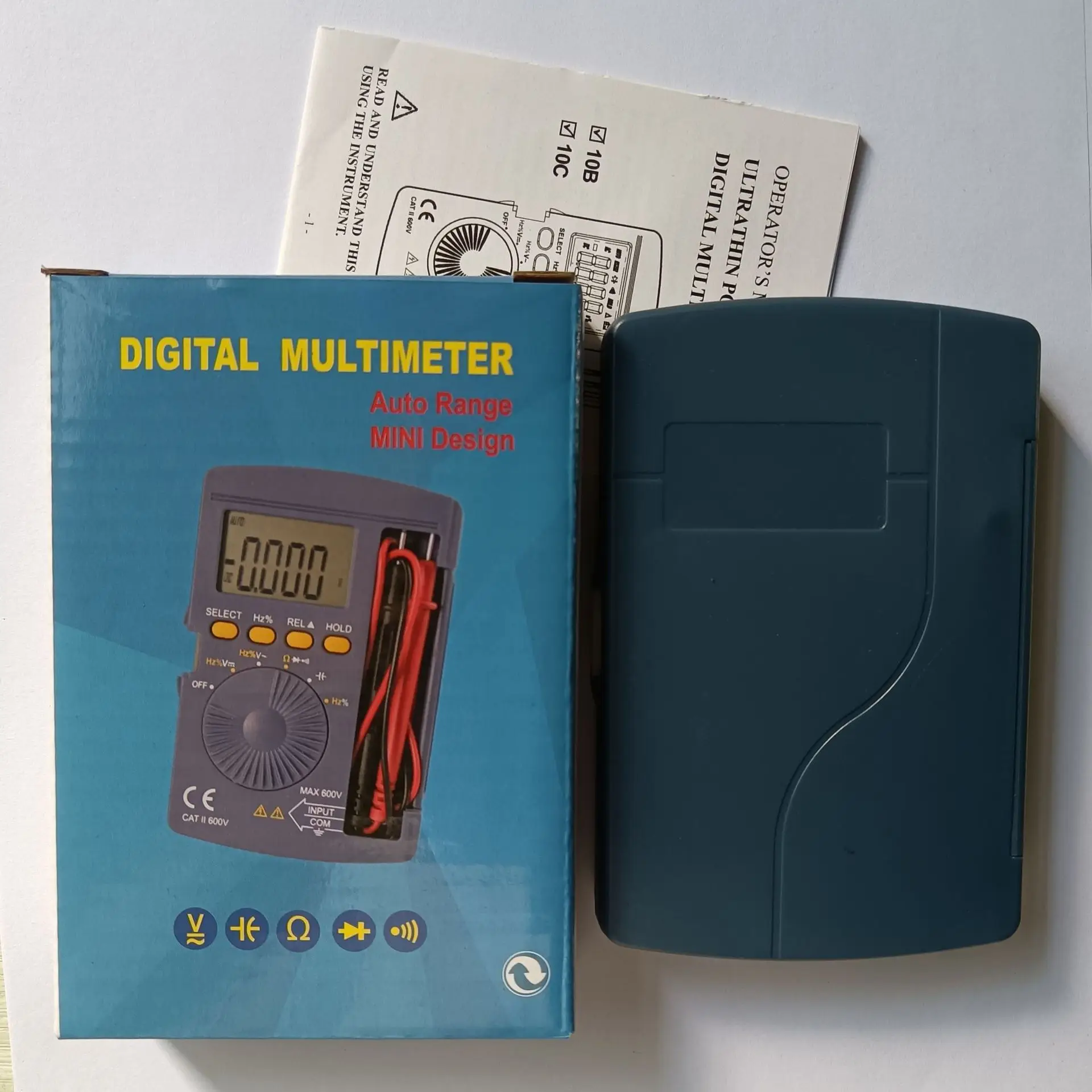 Digital Multimeter DT10B Ultra thin Digital Pocket Multimeter Small Multimeter