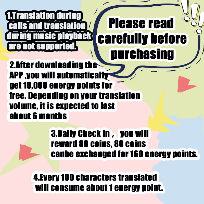 GREATWALL Подвесные наушники-переводчики, спортивные высококачественные стереонаушники, могут переводить 144 языка онлайн