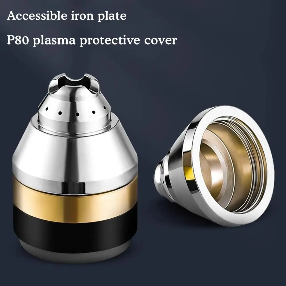 P80 Plasma Nozzle Protective Cover Plasma Torch Cutting Nozzle Protection Sleeve Cutter Torch Part Cutting Machine Accessories