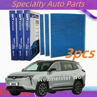3pcs/ For Weltmeister (Wm Motor) W6 Ex5-Z Ex5 Ex6 Plus Cabin Air Filter/Auto Parts Tc-970b