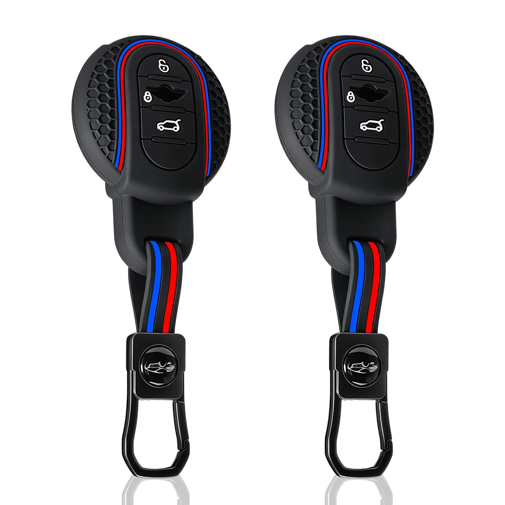 

Car Remote Key Case Cover For MINI Cooper F54 F55 F56 F60 One D S JCW Clubman Countryman KeyChain Protecter Holder