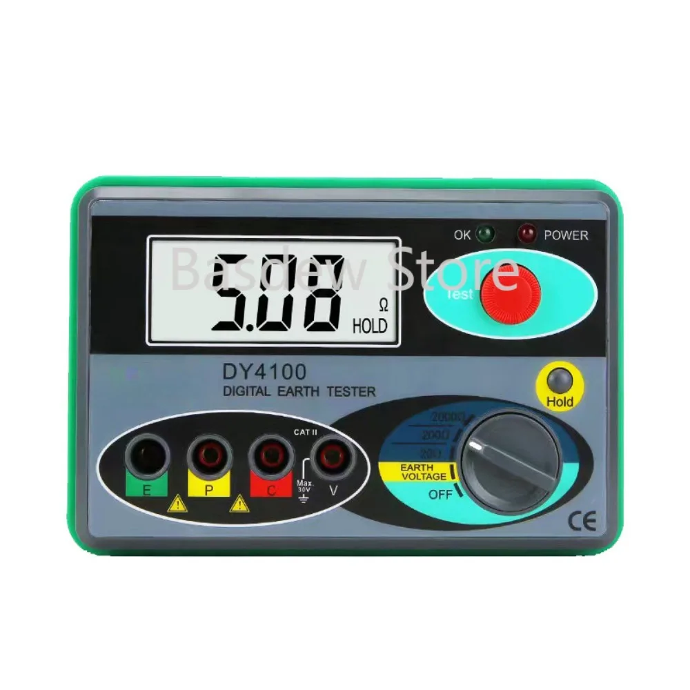 

Dy4100 Digital Ground Resistance Meter Lightning Protection Measuring Instrument Digital Shaking Watch