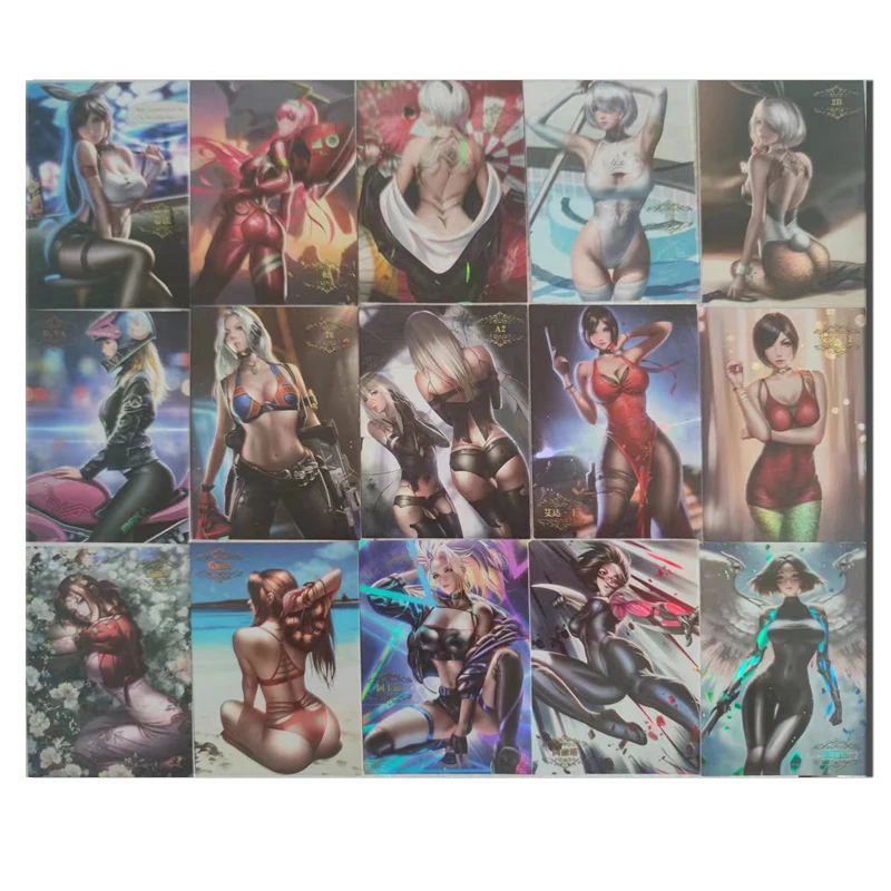 Anime Goddess Story Calder ACG card YoRHa No.2 Type B Ram Tifa Lockhart Chun-Li boy Toy collection Birthday Christmas gifts