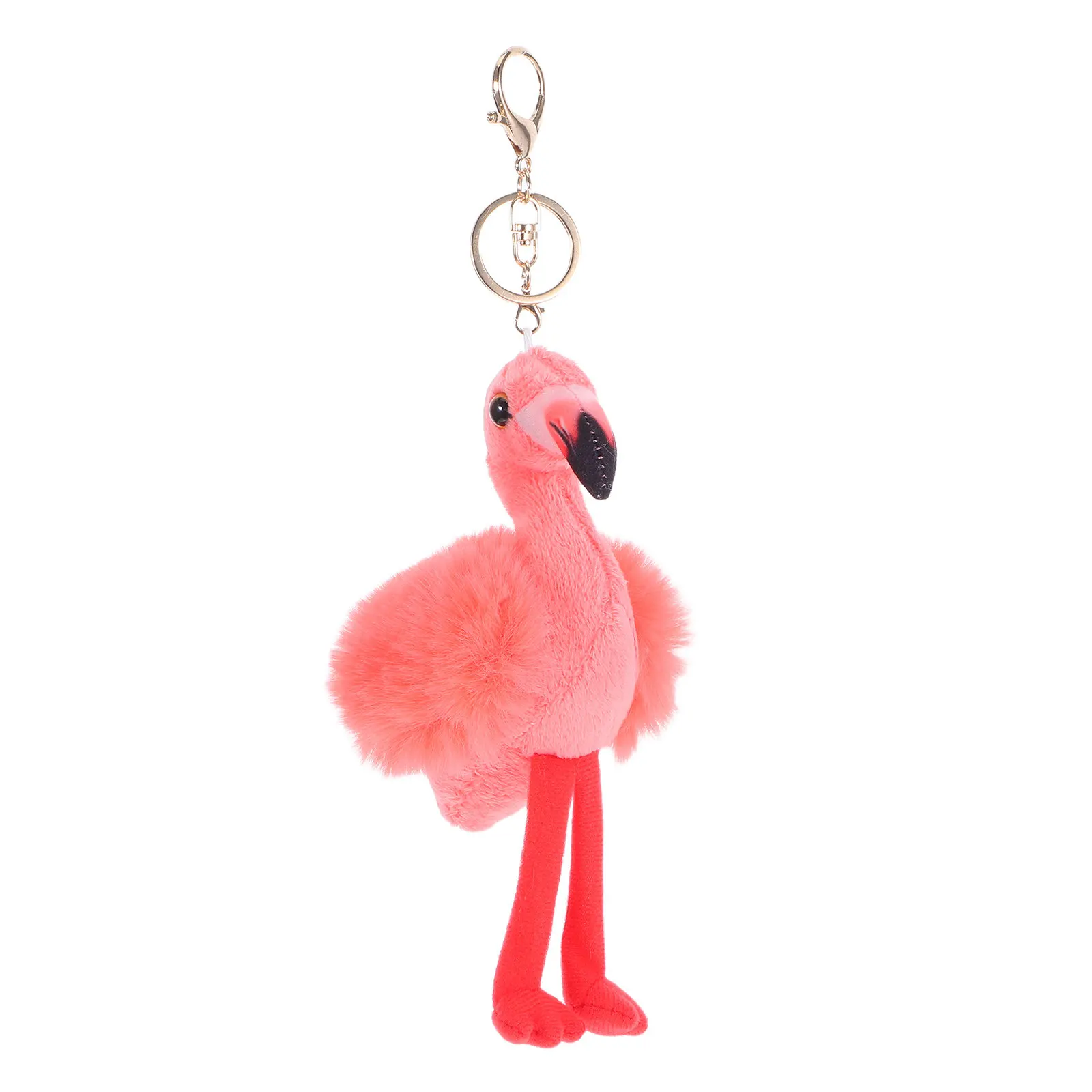 Stylish Flamingo Keychain Bright Colors Adorable Design Bag Accessory Charm for Purse Keys Phone Backpack Versatile Cute Present
