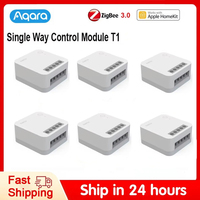 Aqara Single Channel Control Module T1 Zigbee 3.0 Wireless Relay Controller 1 Channel No Neutral Remote Work with Apple Homekit