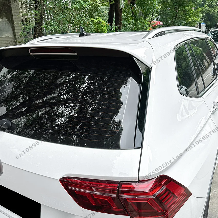 1 Pair Rear Window Side Spoiler Wing Lip For Volkswagen VW Tiguan MK2 R-line 2017-2023 Rear Canard Splitter Auto Accessories view 5
